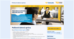 Desktop Screenshot of postovnidatovazprava.cz